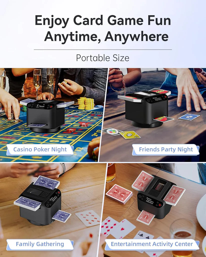🎲 Automatic Card Shuffler & Dealer – Play Smarter, Play Faster!