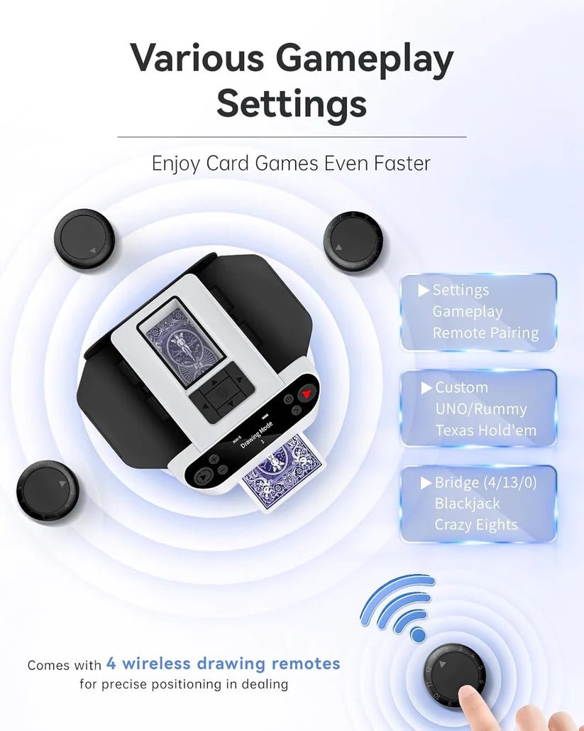 🎲 Automatic Card Shuffler & Dealer – Play Smarter, Play Faster!