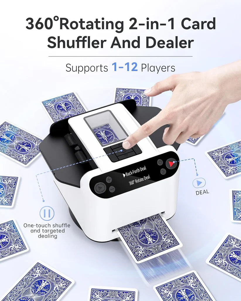 🎲 Automatic Card Shuffler & Dealer – Play Smarter, Play Faster!