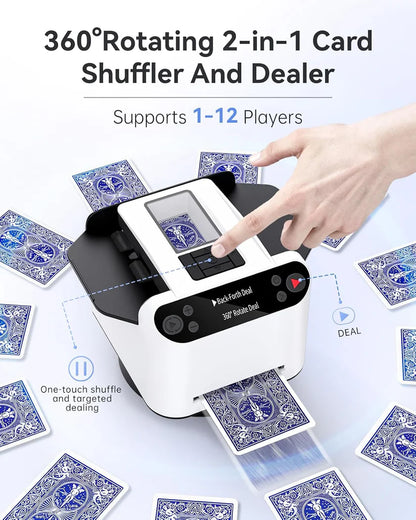 🎲 Automatic Card Shuffler & Dealer – Play Smarter, Play Faster!