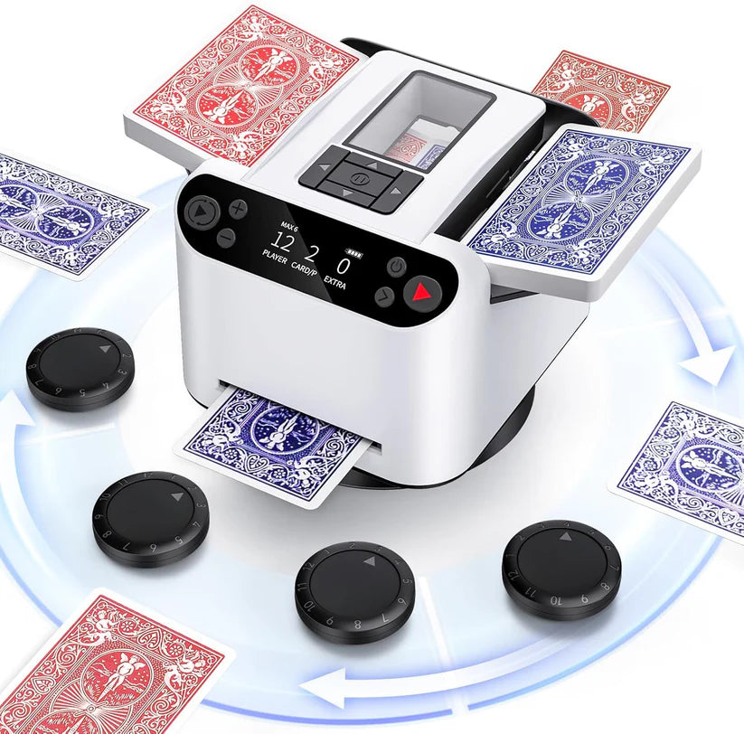 🎲 Automatic Card Shuffler & Dealer – Play Smarter, Play Faster!