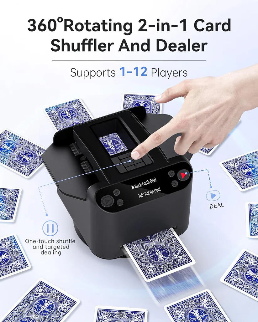 🎲 Automatic Card Shuffler & Dealer – Play Smarter, Play Faster!