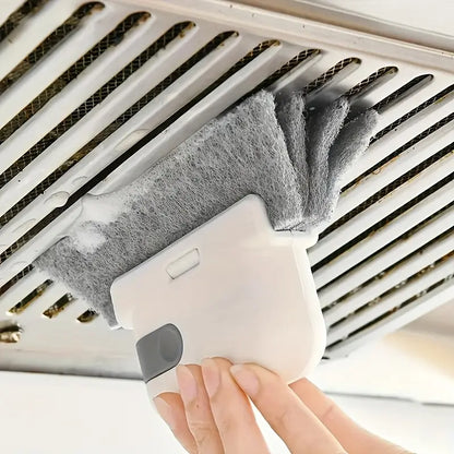 Window Cleaning Brush,Multifucation Groove Cleaning Brush for Household Use, 3 in 1 Window Sliding Door Track Cleaner, Sill, Tile Lines, Shutter, Car Vents, Keyboard, Small Spaces Clean Kit