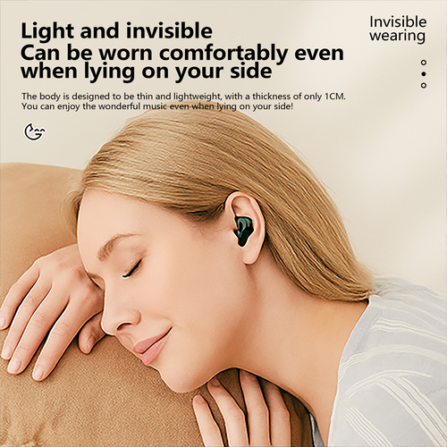 🏆Last 24 hours promotion, 40% to 80% off⏰Thin Waterproof Earbuds for Small Ears: Comfortable for Sleep, Exercise - No Pressure, Low Delay, Long Life