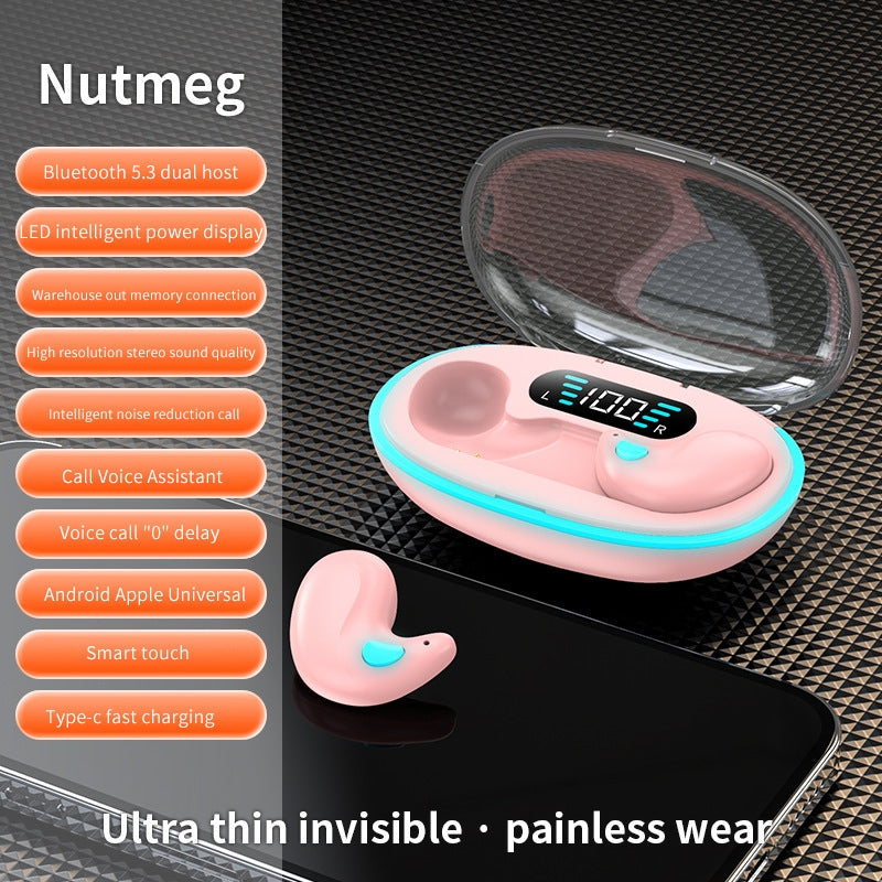 🏆Last 24 hours promotion, 40% to 80% off⏰Thin Waterproof Earbuds for Small Ears: Comfortable for Sleep, Exercise - No Pressure, Low Delay, Long Life