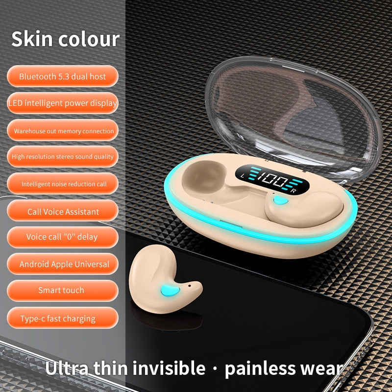 🏆Last 24 hours promotion, 40% to 80% off⏰Thin Waterproof Earbuds for Small Ears: Comfortable for Sleep, Exercise - No Pressure, Low Delay, Long Life