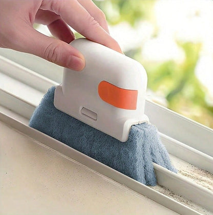 Window Cleaning Brush,Multifucation Groove Cleaning Brush for Household Use, 3 in 1 Window Sliding Door Track Cleaner, Sill, Tile Lines, Shutter, Car Vents, Keyboard, Small Spaces Clean Kit